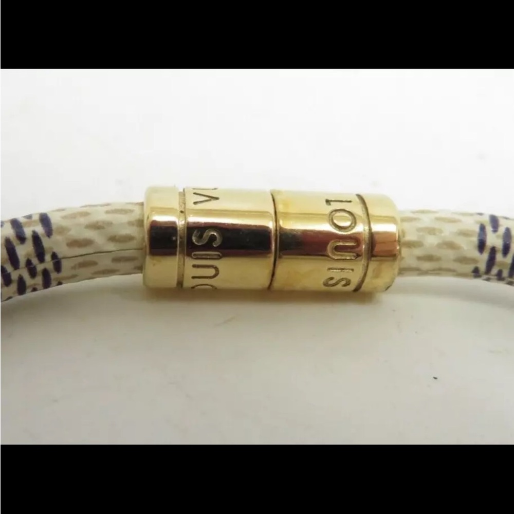 LOUIS VUITTON Keep It Bracelet Damier Azur - Picture 4 of 12
